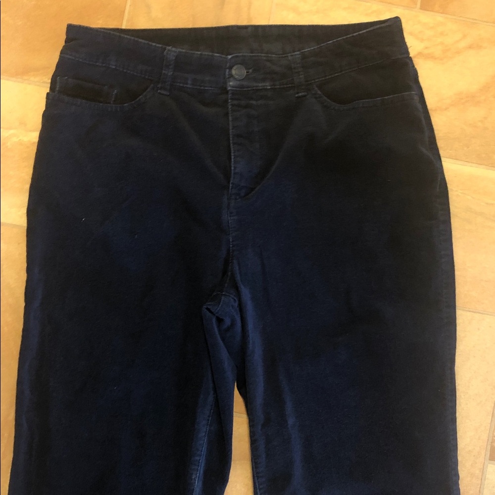 Croft & Barrow Navy Corduroy Pants - Picture 4 of 8